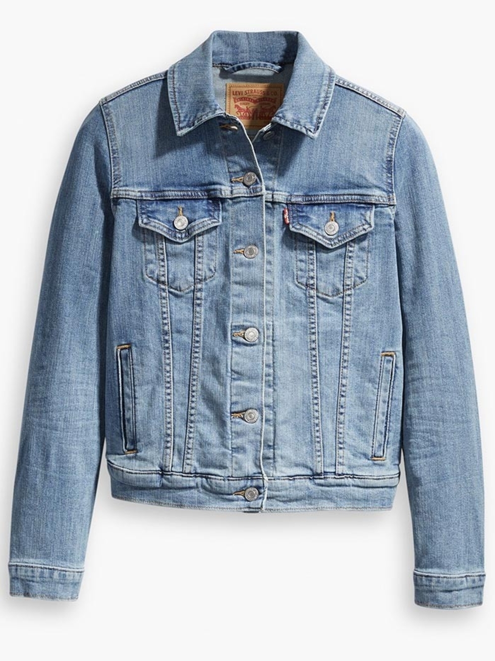 Levi's Blue Jean Denim Trucker Jacket NWOT SIZE L